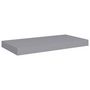 Voir la diapositive 3 : VIDAXL Etageres murales flottantes 4 pcs gris 50x23x3,8 cm MDF