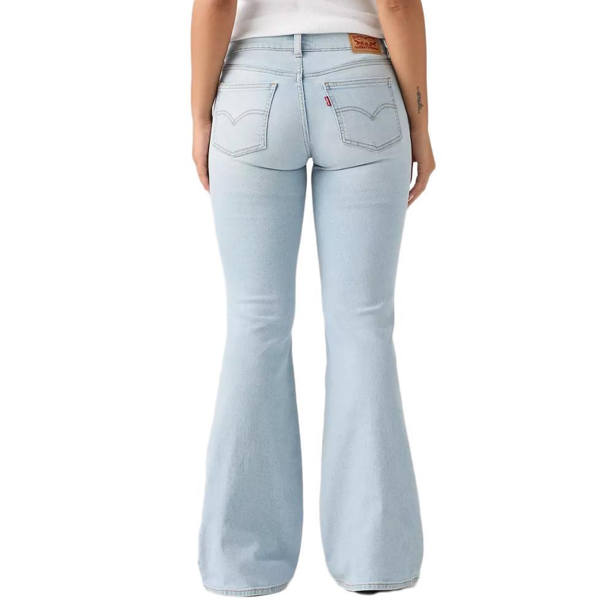 Voir la diapositive 2 : Levi's Jean Flare  Clair Femme Levi's Superlow