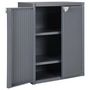 Voir la diapositive 4 : VIDAXL Armoire de rangement de jardin gris 65x45x88 cm PP rotin