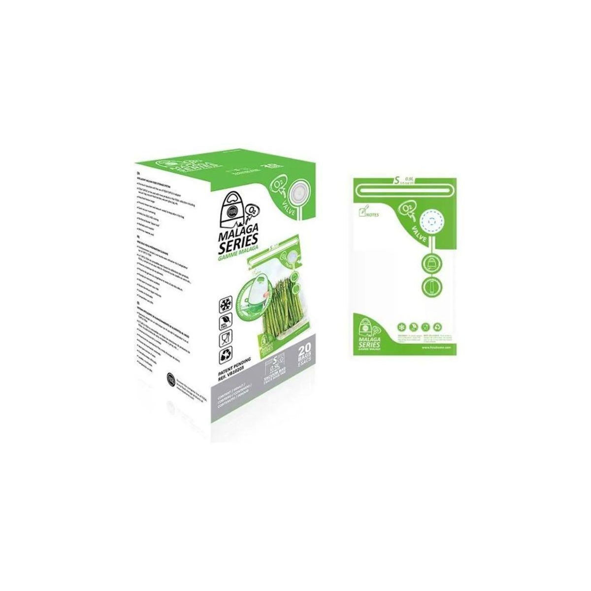 FOSA Sachets sous vide taille S 0.9L Lot de 20pcs