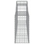 Voir la diapositive 5 : VIDAXL Paniers a gabions arques 10 pcs 300x30x60/80 cm Fer galvanise