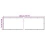 Voir la diapositive 6 : VIDAXL Ecran de balcon en tissu Oxford anthracite de 90x400 cm