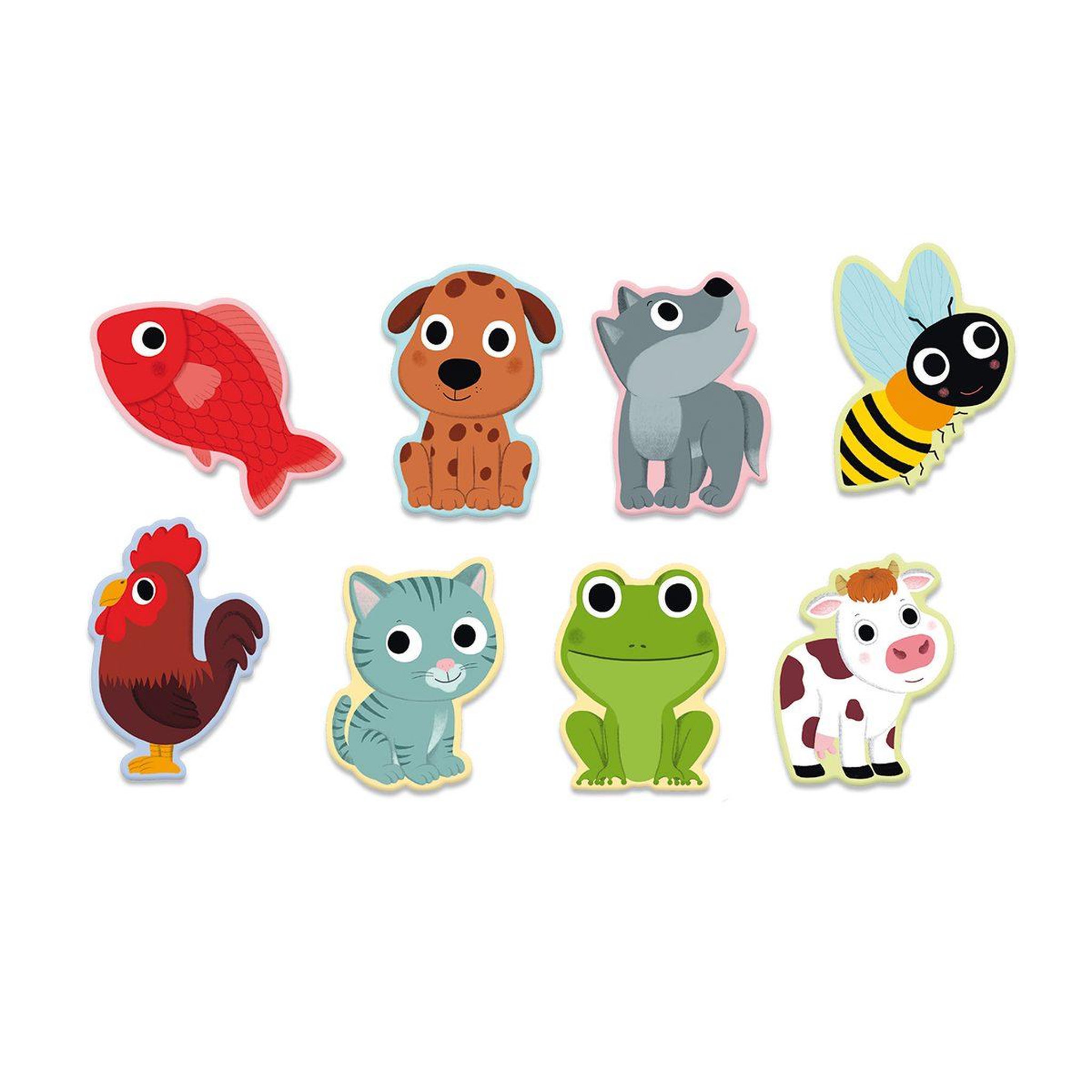 Voir la diapositive 2 : Djeco Jeu de cartes des tout-petits - little mime