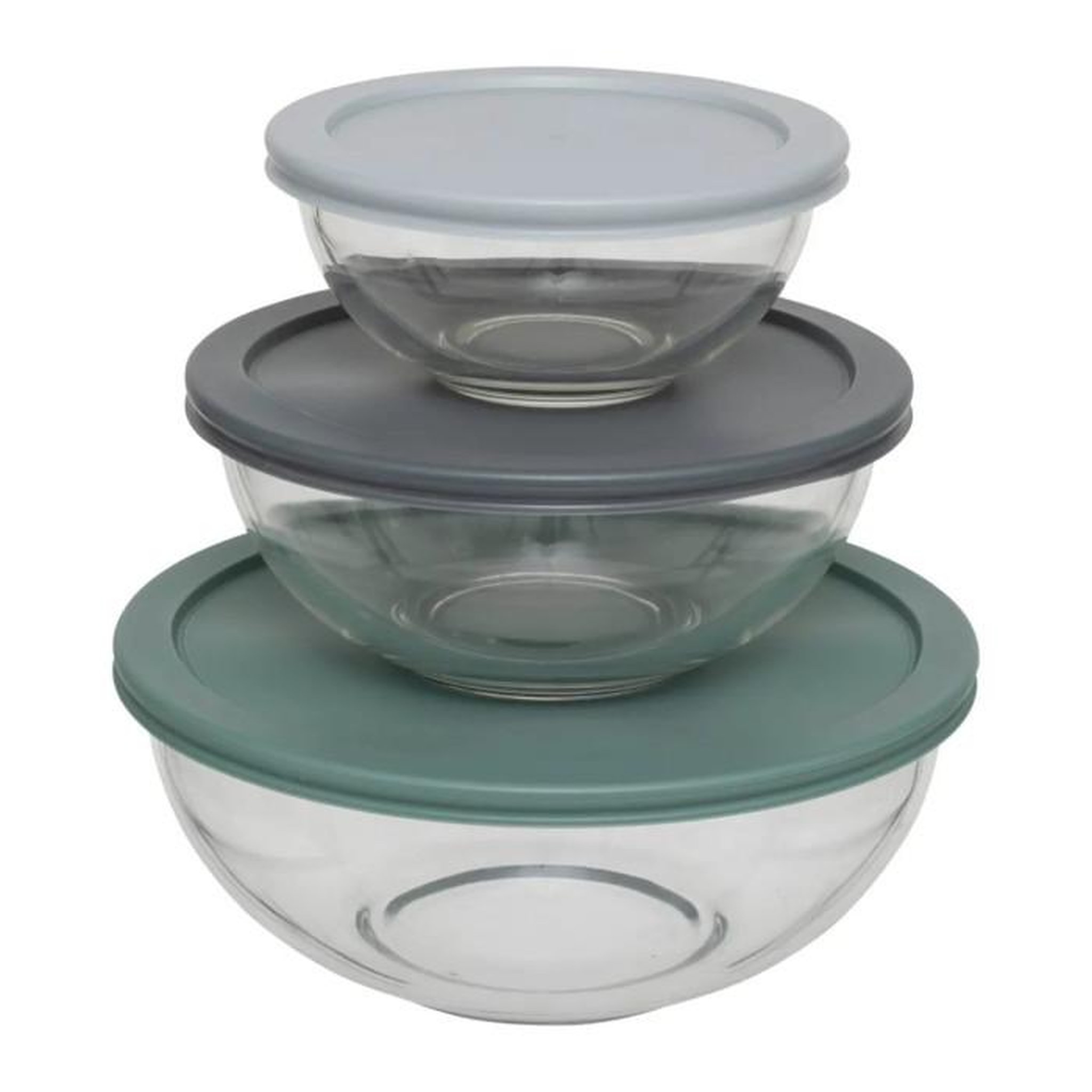 FIVE Lot de 3 Boîtes  Conservation  22cm Transparent