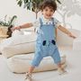 Voir la diapositive 6 : Petit Béguin Ensemble salopette bébé et t-shirt Elliot