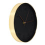 Voir la diapositive 2 : Paris Prix Horloge Murale  Gold  30cm Noir & Cuivre