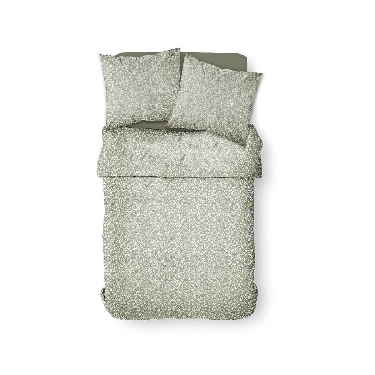 TODAY Parure housse de couette fantaisie en coton 57 fils INDIAN FLOWERS