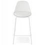 Voir la diapositive 2 : Paris Prix Tabouret de Bar Industriel  Sidon  87cm Blanc