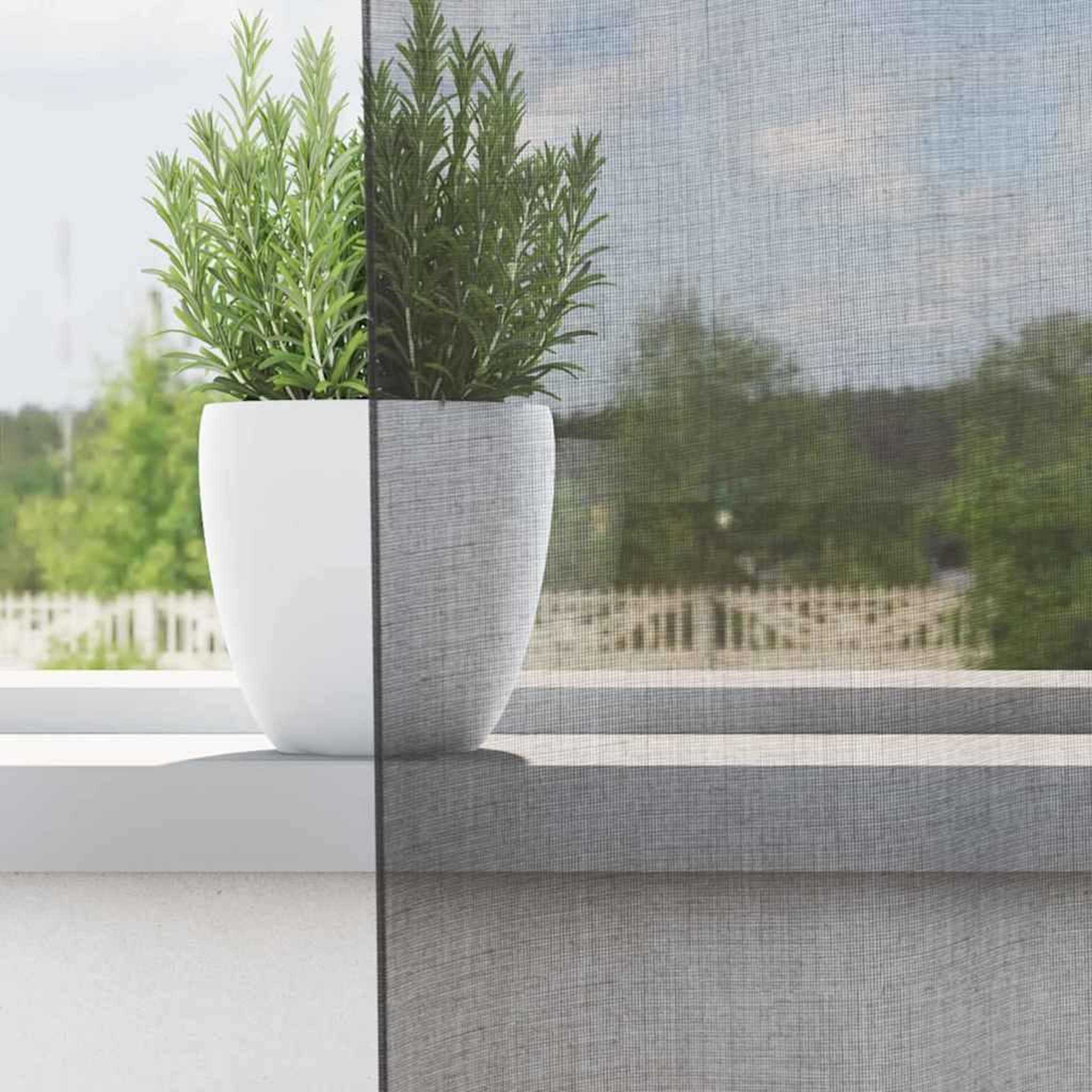 Voir la diapositive 3 : VIDAXL Rideaux en voile avec œillets 2 pcs gris fonce 140x175 cm