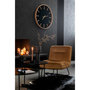 Voir la diapositive 5 : Paris Prix Horloge Murale Design  Creva  80cm Marron & Noir