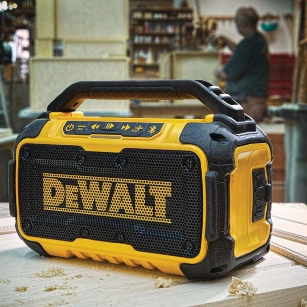 Dewalt Enceinte Bluetooth DEWALT DCR011-XJ compatible avec les batteries DEWALT
