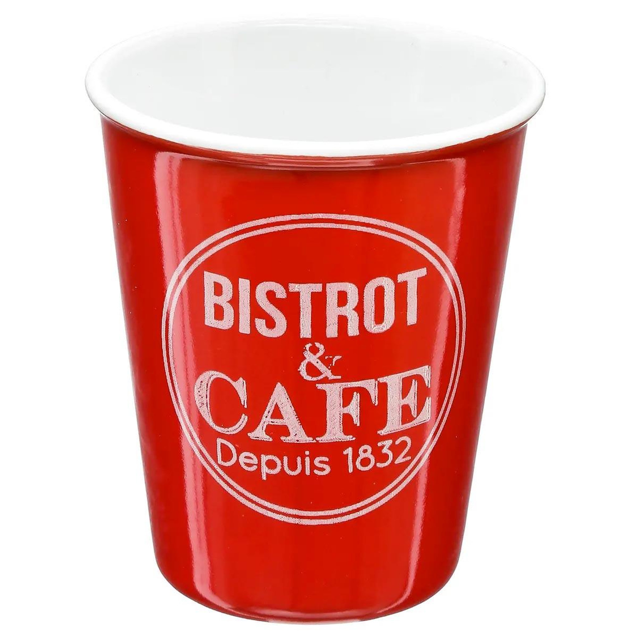 Voir la diapositive 3 : SECRET DE GOURMET Coffret 6 tasses  bistrot  10cl multicolore