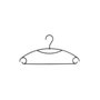 Voir la diapositive 2 : FIVE Lot de 10 Cintres  Pivotants  41cm Gris