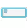 VIDAXL Barriere de securite de lit d'enfant Bleu 190x25 cm Tissu