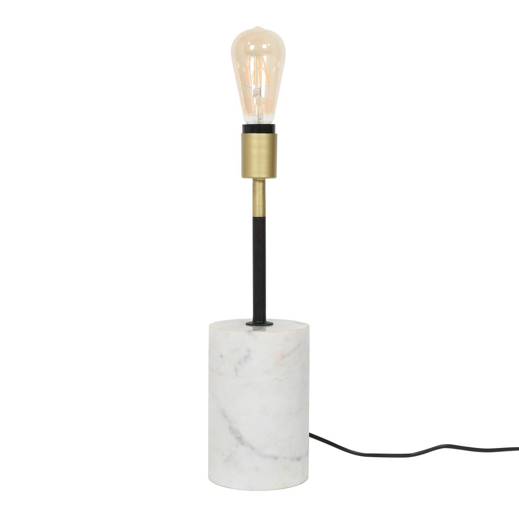 Paris Prix Lampe à Poser en Marbre  Caramia  40cm Blanc