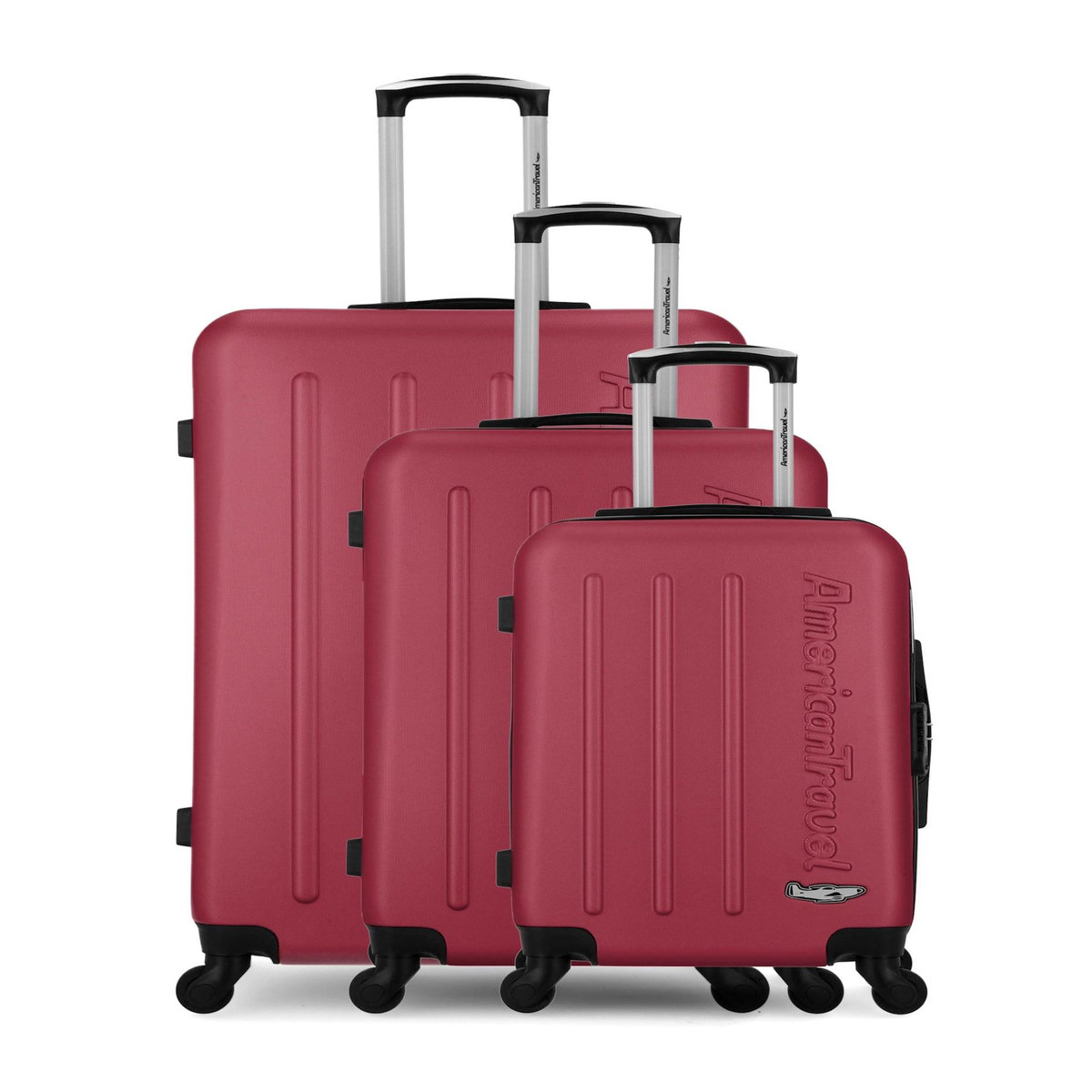 AMERICAN TRAVEL AMERICAN TRAVEL - Set de 3 Valises BRONX 75 cm 4 Roues