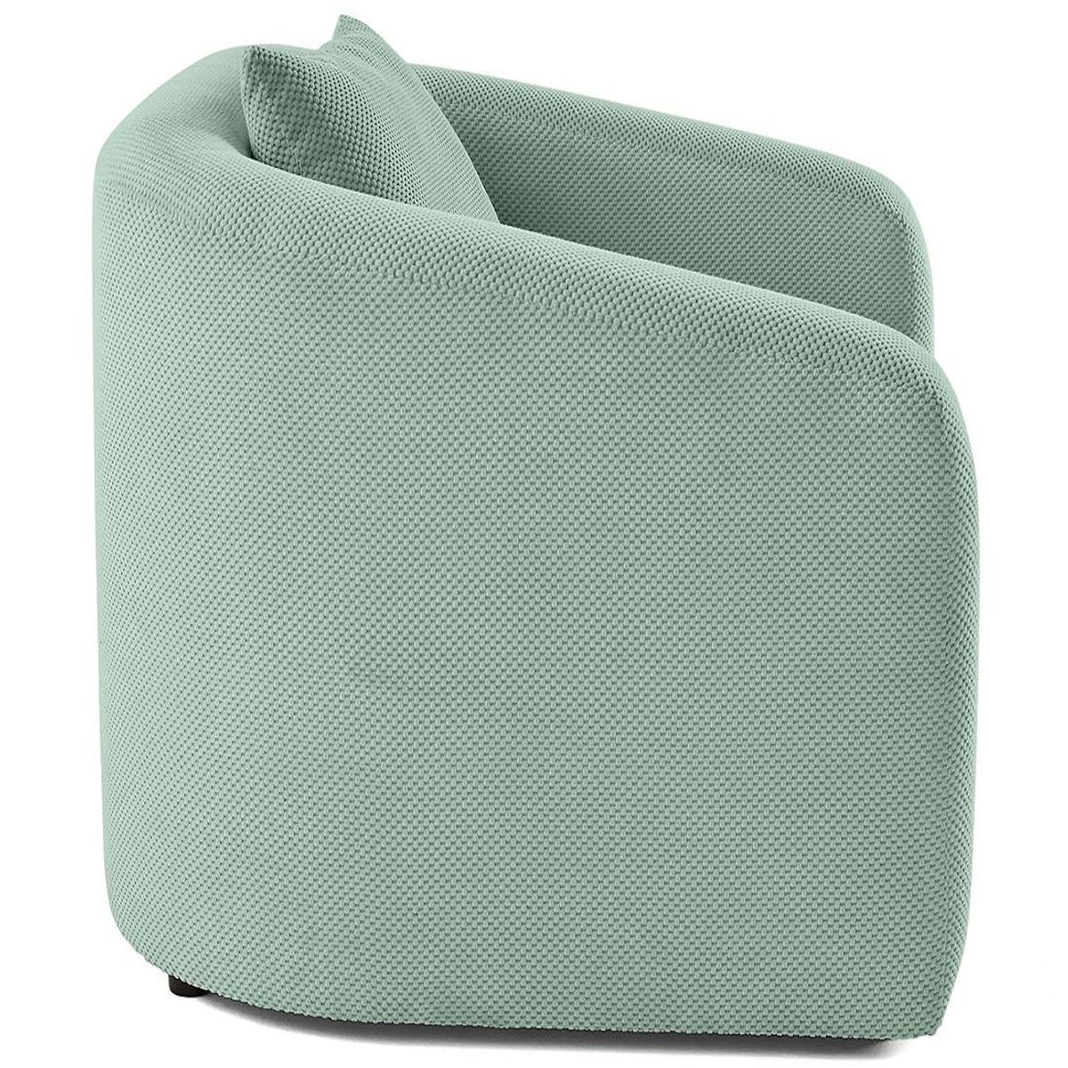 BEST MOBILIER Nuvia - canapé convertible déplimousse 1 place en velours texturé