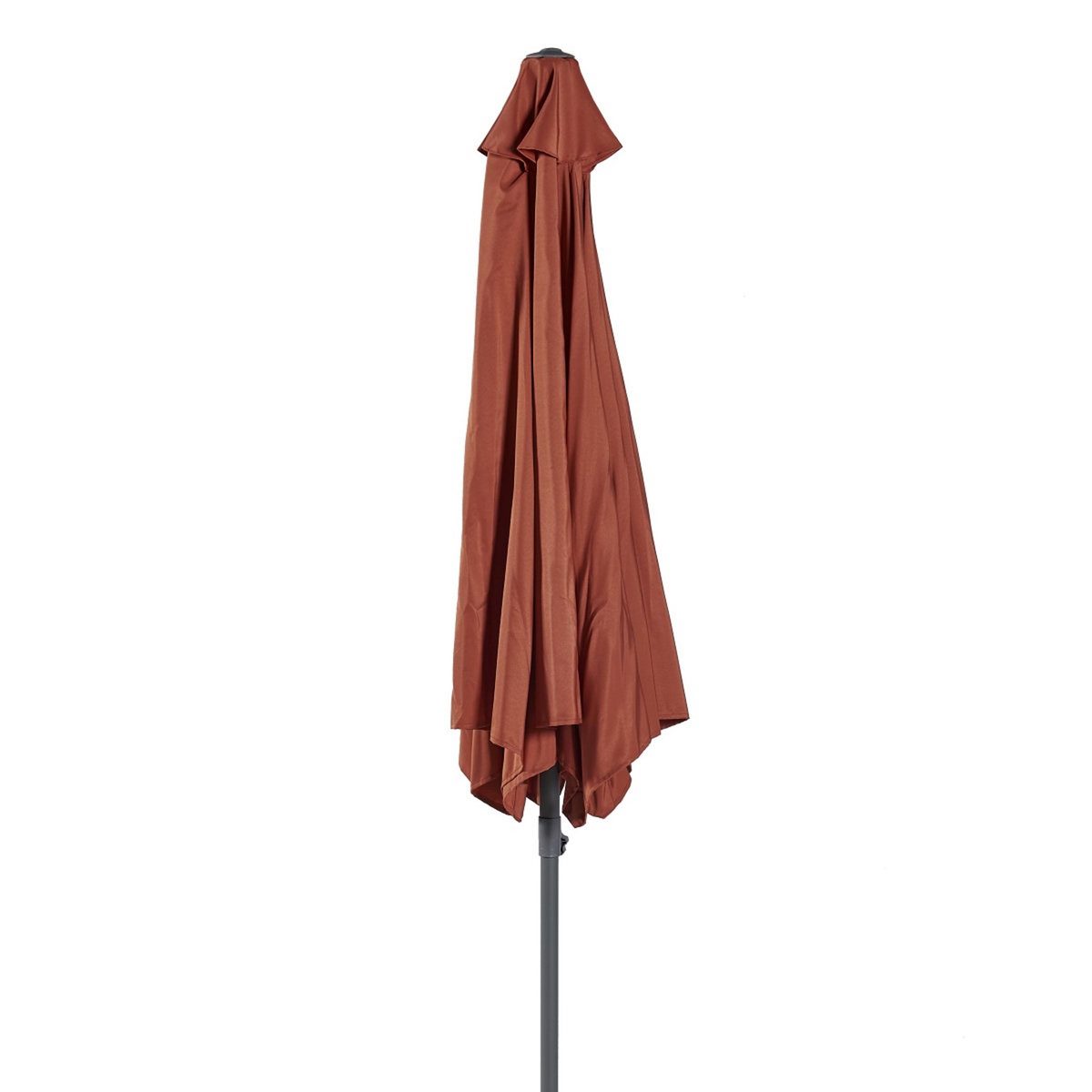 GARDENSTAR Parasol droit D2.7xH2.35m terracota PUSH UP 2
