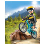 Voir la diapositive 4 : PLAYMOBIL 71756 Cycliste avec vtt et souche d'arbre