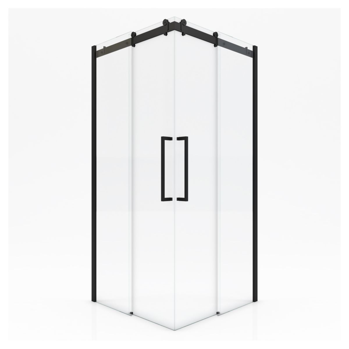 Paroi de douche ROLLING BLACK SQUARE 90X90