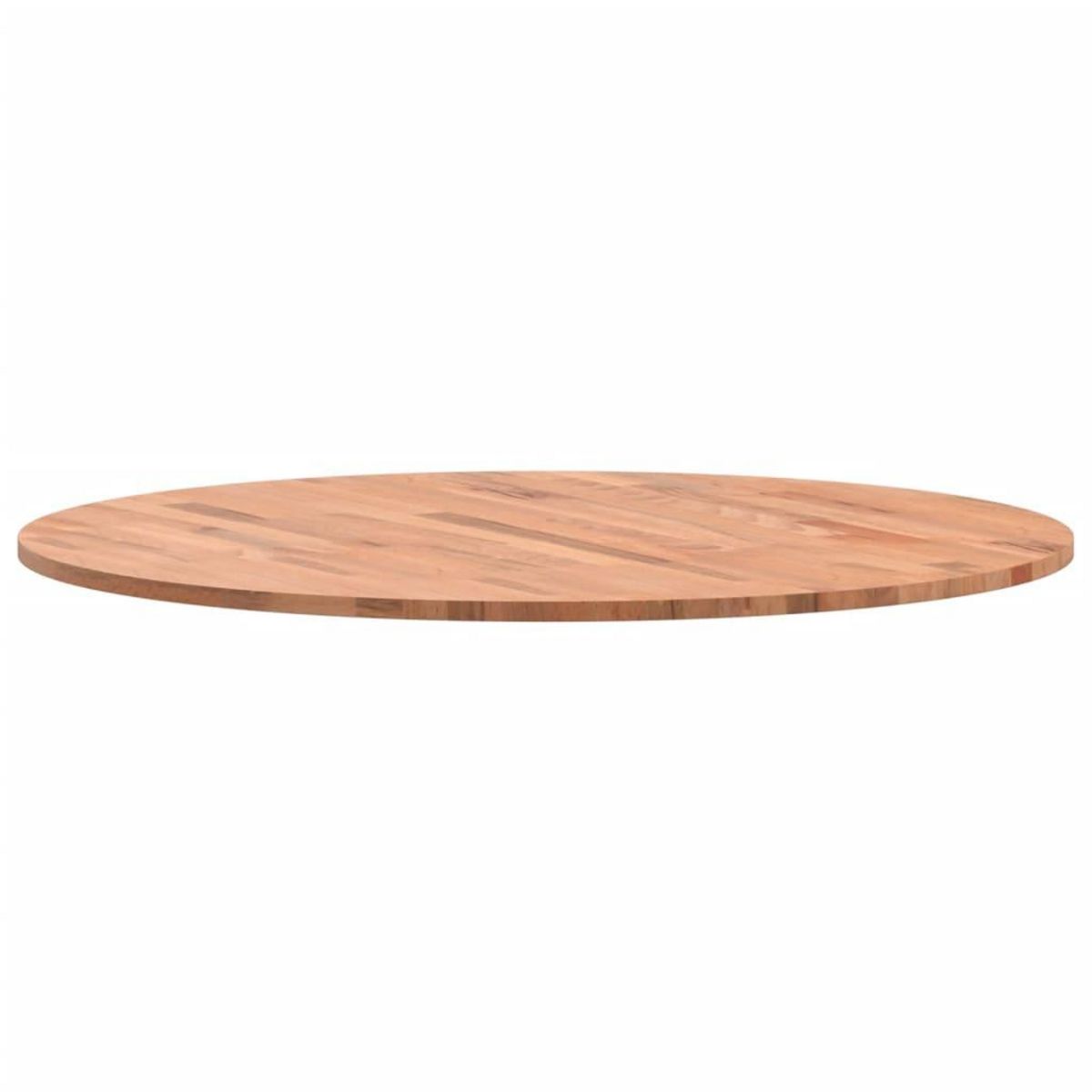 VIDAXL Dessus de table Ø80x1,5 cm rond bois massif de hetre