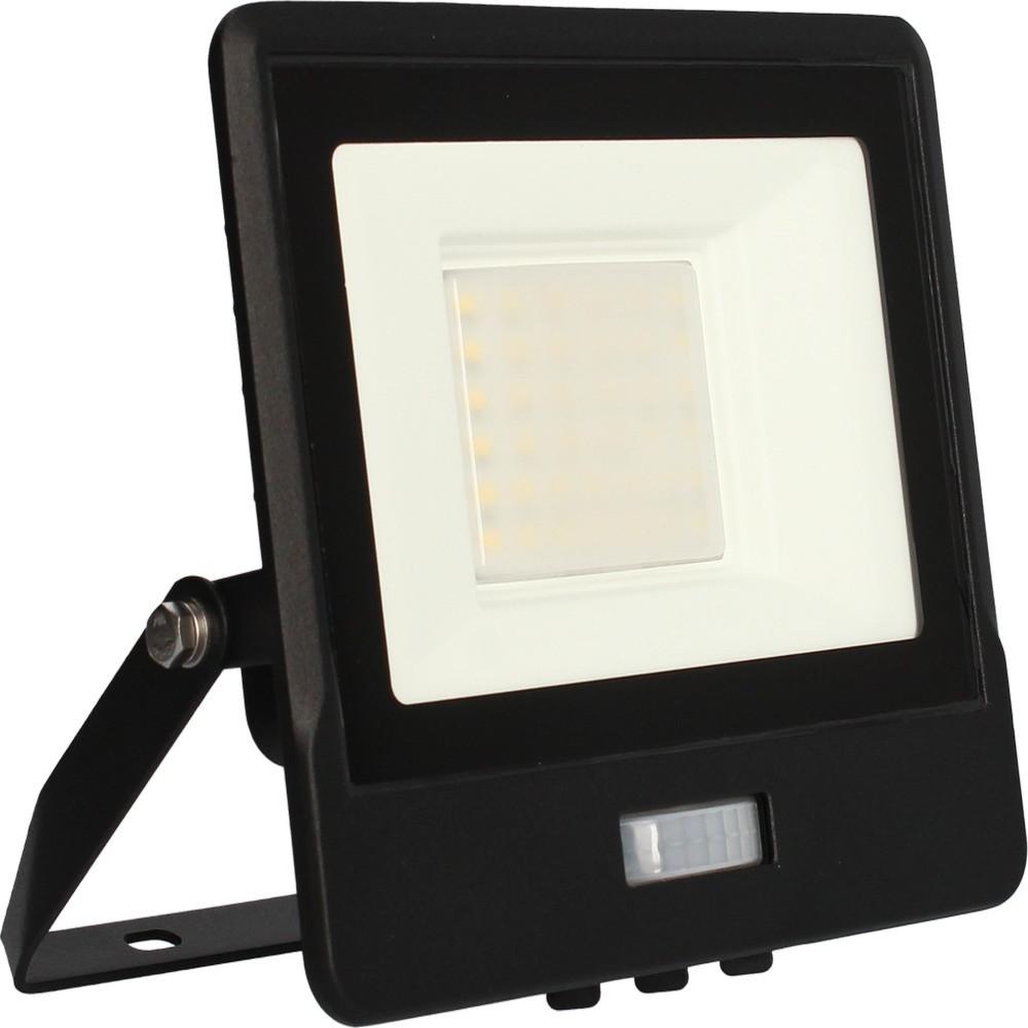 CENTRALE BRICO Projecteur mural alto - 30w, 4000k, 2510lm, noir - détecteur ir