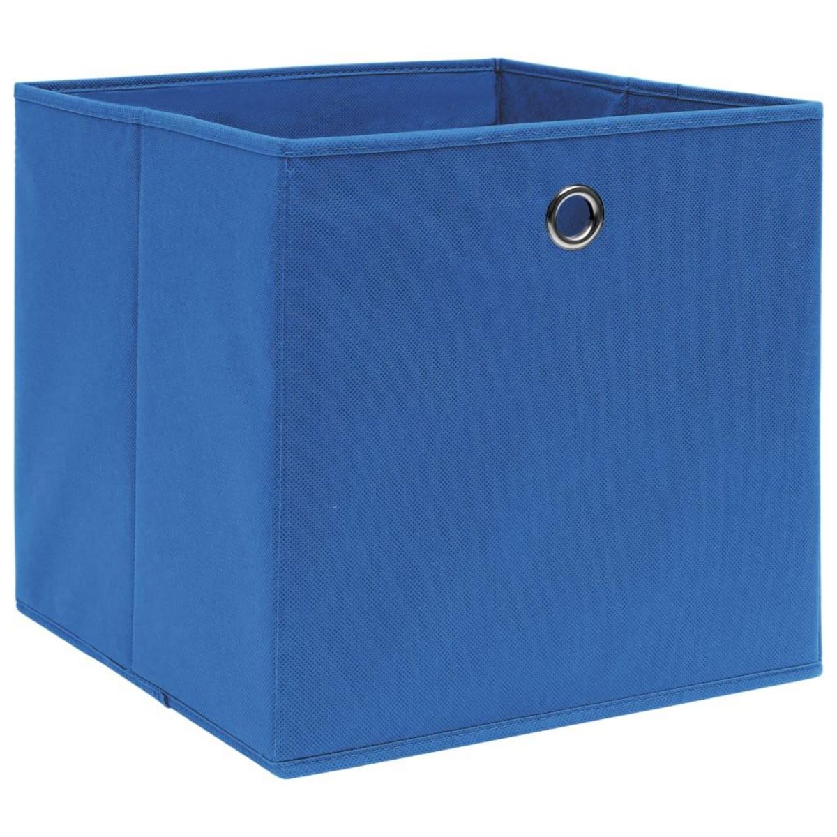 VIDAXL Boîtes de rangement 4 pcs Bleu 32x32x32 cm Tissu