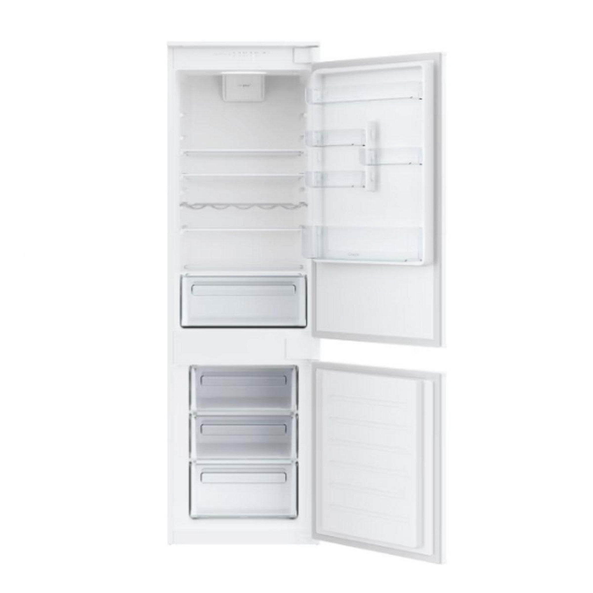 Voir la diapositive 3 : Candy Réfrigérateur combiné encastrable à glissières 268l - cnbql3518ev