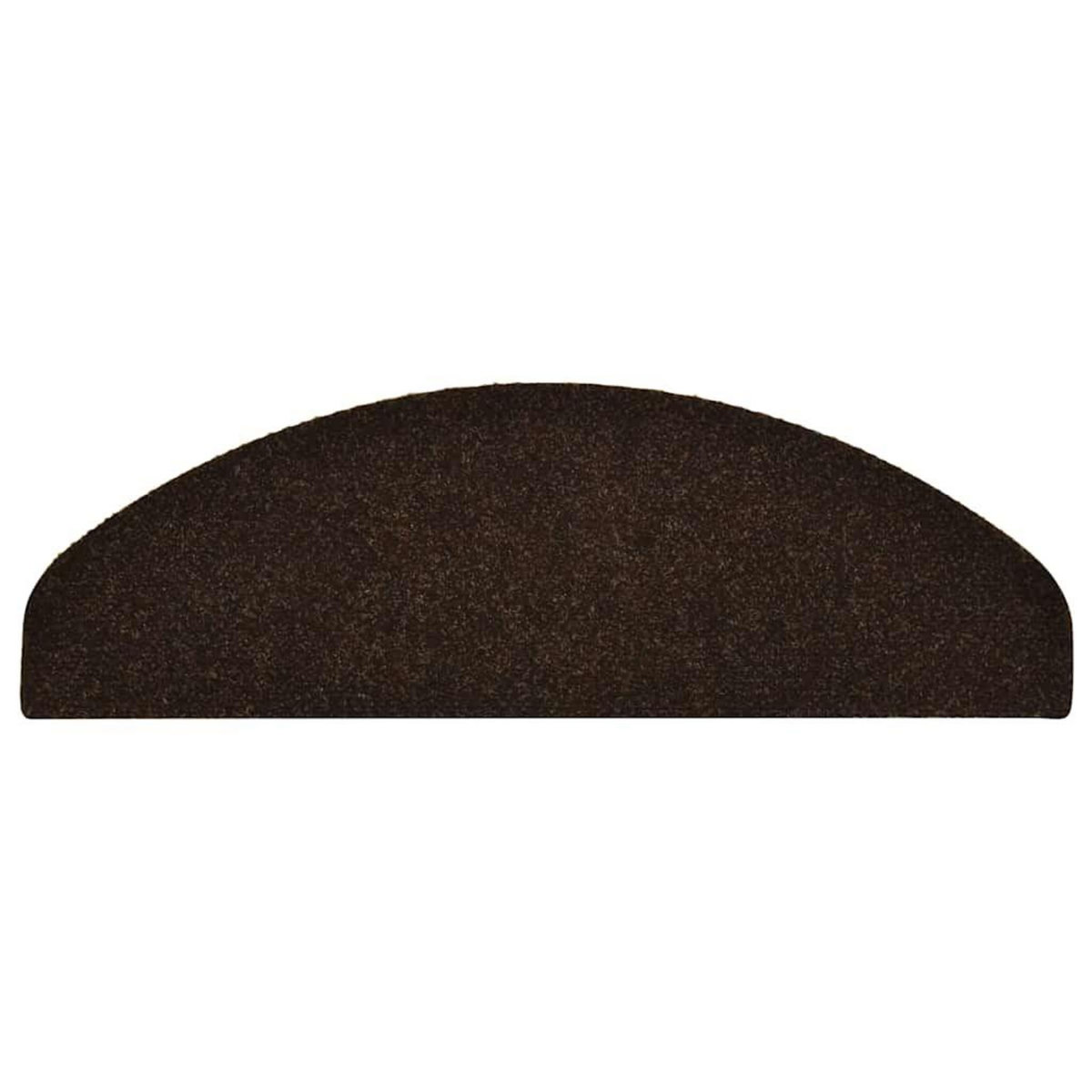 VIDAXL Tapis d'escalier autocollant 30 pcs marron 65x21x4 cm