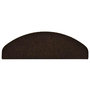 Voir la diapositive 4 : VIDAXL Tapis d'escalier autocollant 30 pcs marron 65x21x4 cm