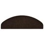 Voir la diapositive 4 : VIDAXL Tapis d'escalier autocollant 30 pcs marron 65x21x4 cm
