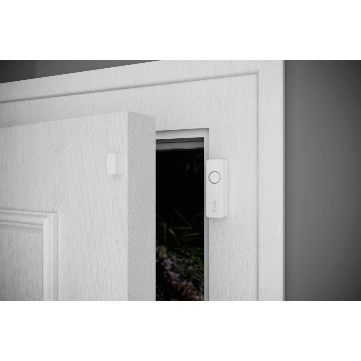 Philips Détecteur d'ouverture HUE Secure pack de 2 - Blanc