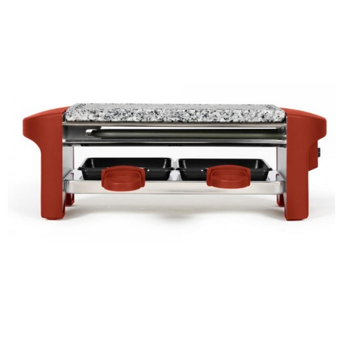 LIVOO Appareil à raclette 2 personnes 350w rouge - DOC156RO