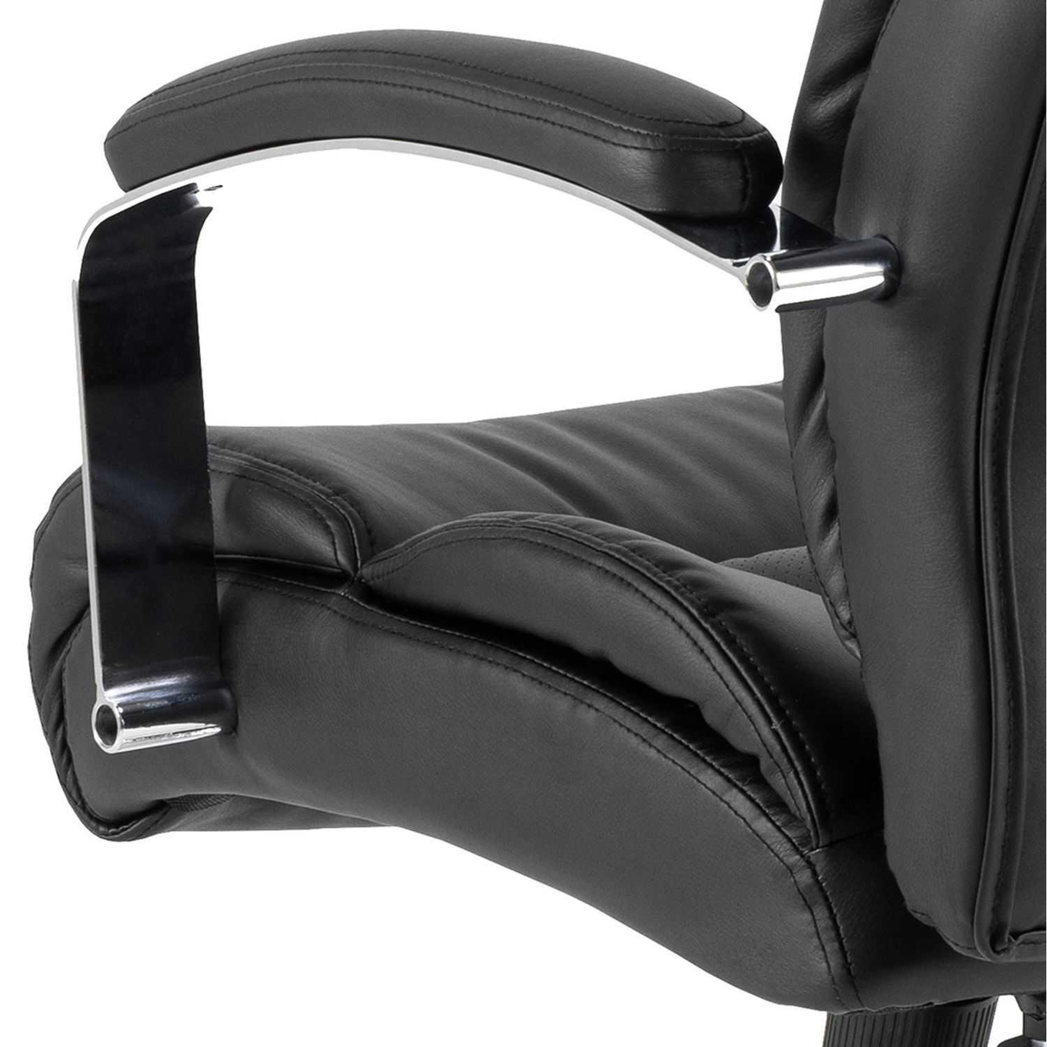 Voir la diapositive 5 : TOILINUX Chaise de bureau à roulettes Ben - Noir
