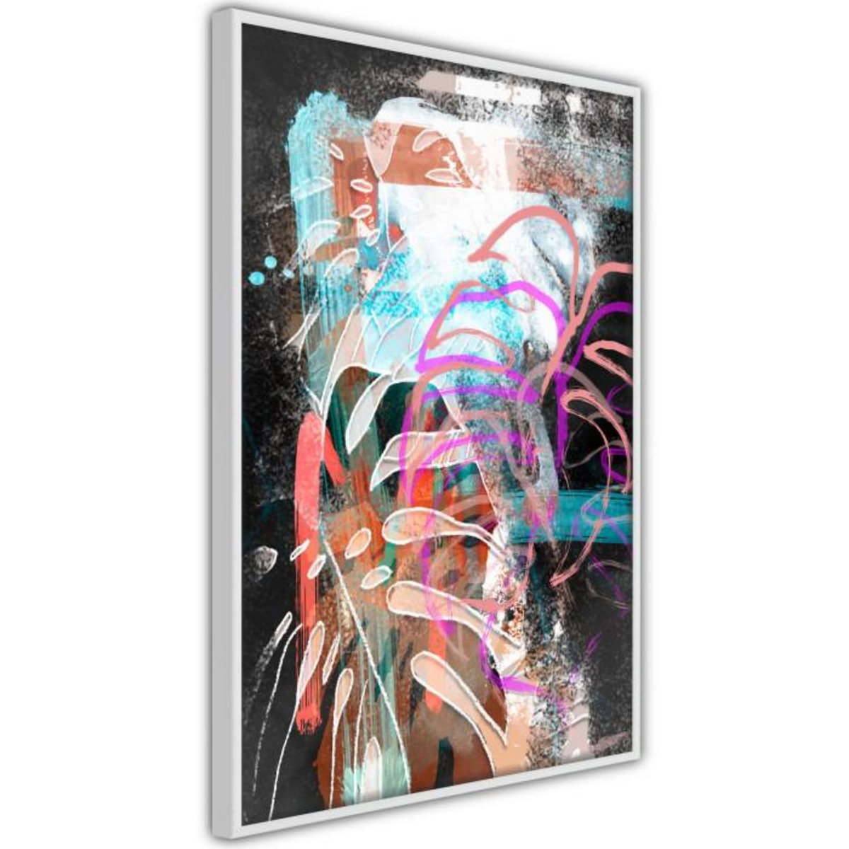 Paris Prix Affiche Murale Encadrée  Disco Leaves