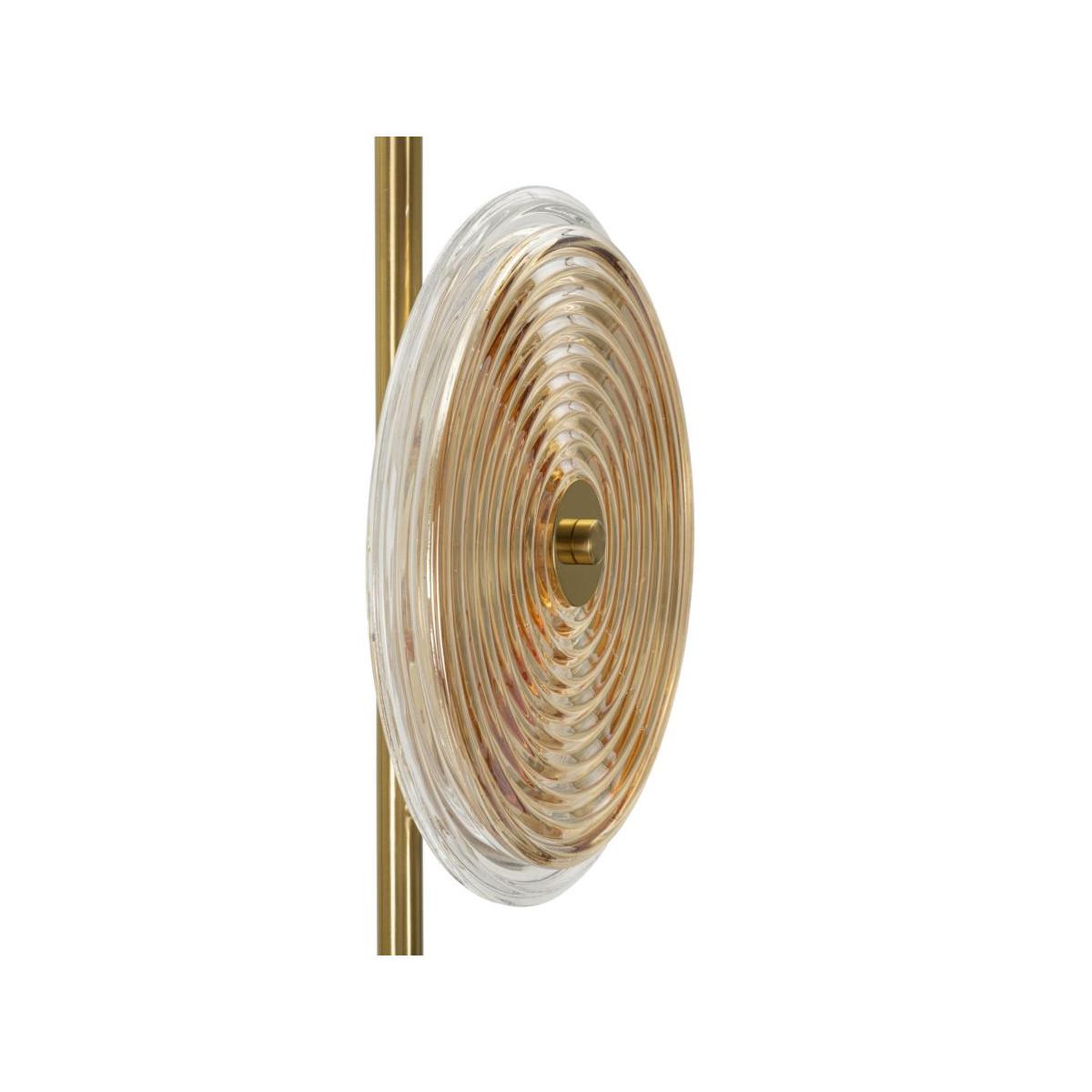 Voir la diapositive 4 : Paris Prix Lampadaire design en verre  venice  170cm or