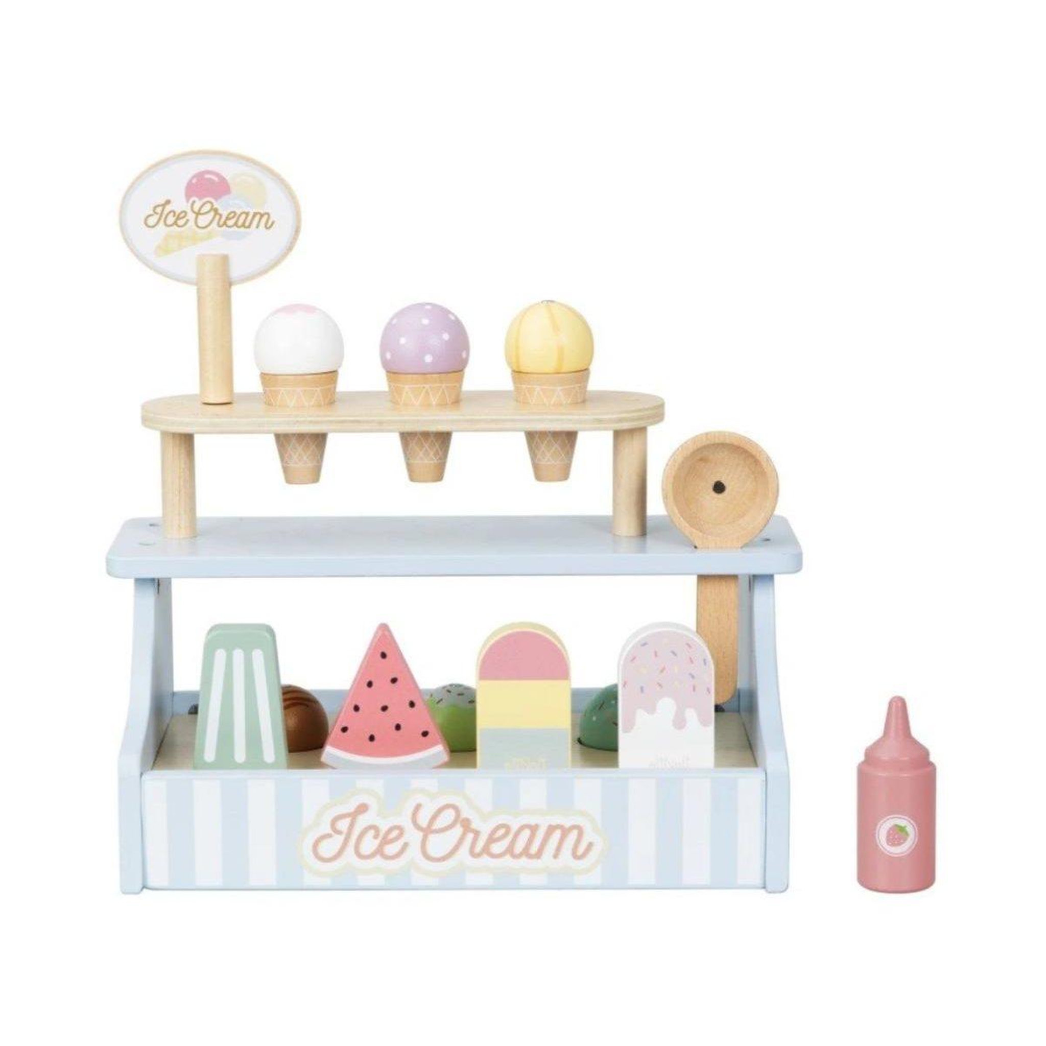 ELINELI Magasin de crème glacée arc-en-ciel