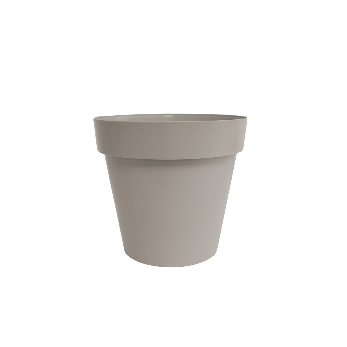 Pot Cléo à roulettes diam 60 cm taupe