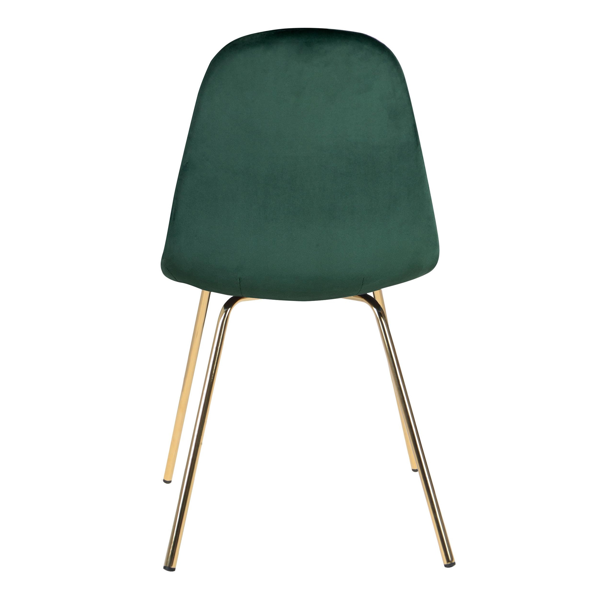 Voir la diapositive 2 : Rendez vous déco Lot de 2 chaises en velours vert - Skuli