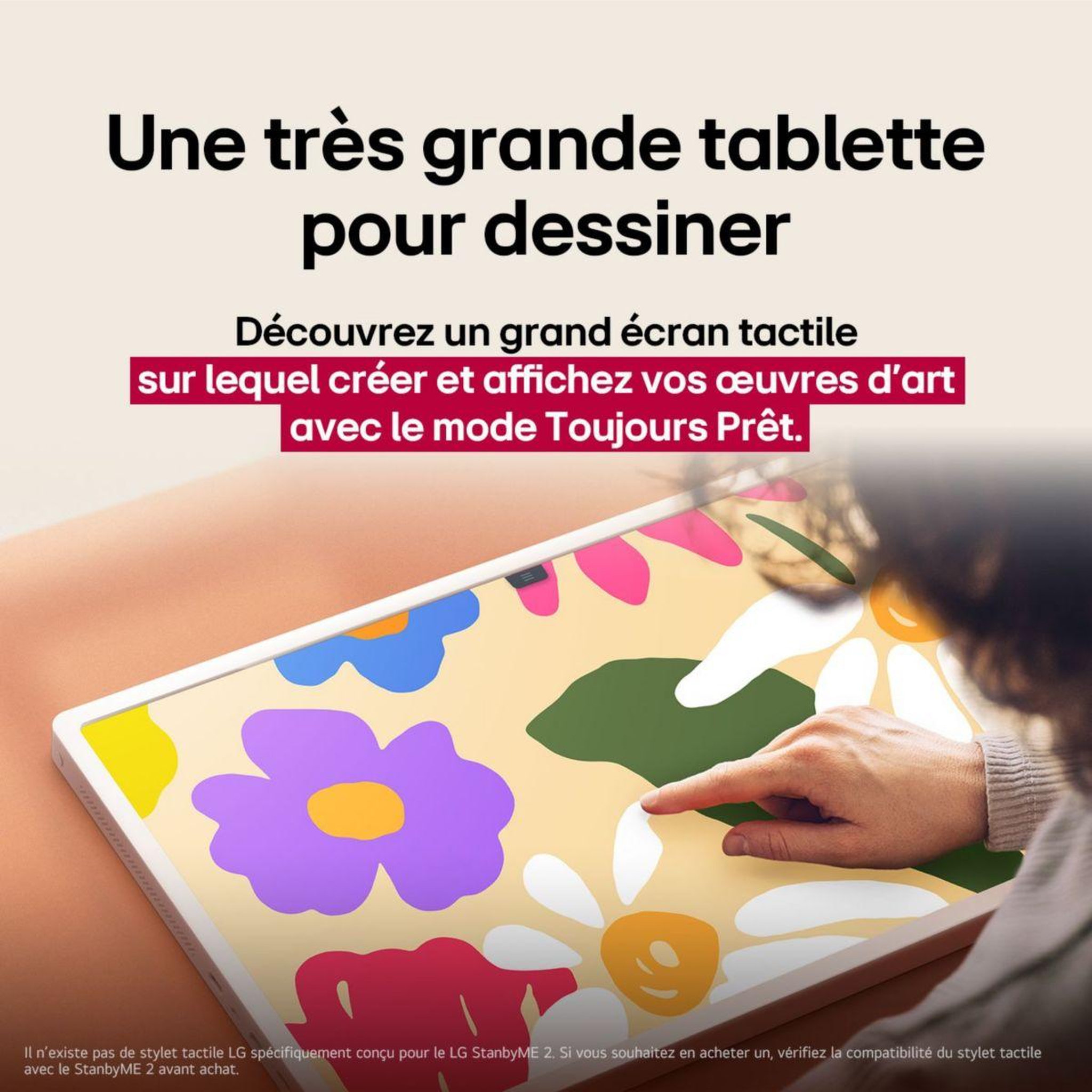 Voir la diapositive 4 : LG TV LED StanbyME 2 (68cm)