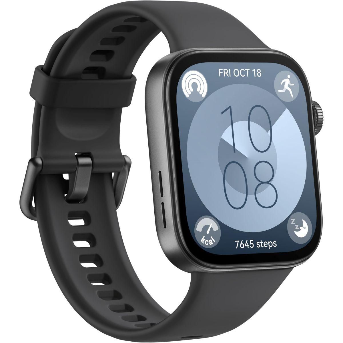 HUAWEI Montre connectée Watch Fit 3 Noir