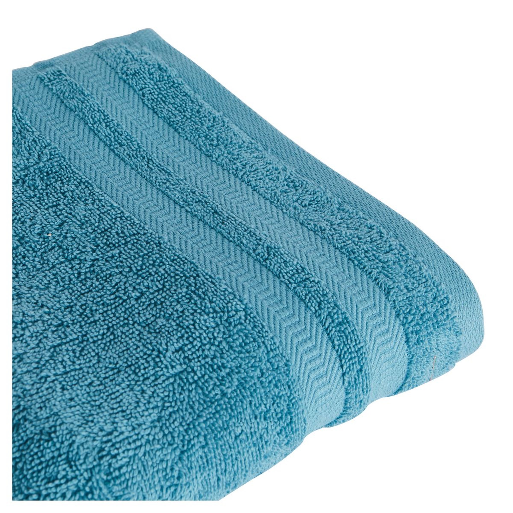 Voir la diapositive 2 : ACTUEL Serviette invité unie en coton 450 g/m²