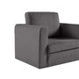 Voir la diapositive 4 : BEST MOBILIER Marilia - fauteuil - convertible déplimousse - en velours côtelé