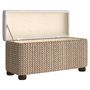 Voir la diapositive 5 : VIDAXL Bancs de rangement lot de 2 avec coussin gris 69 cm quenouille