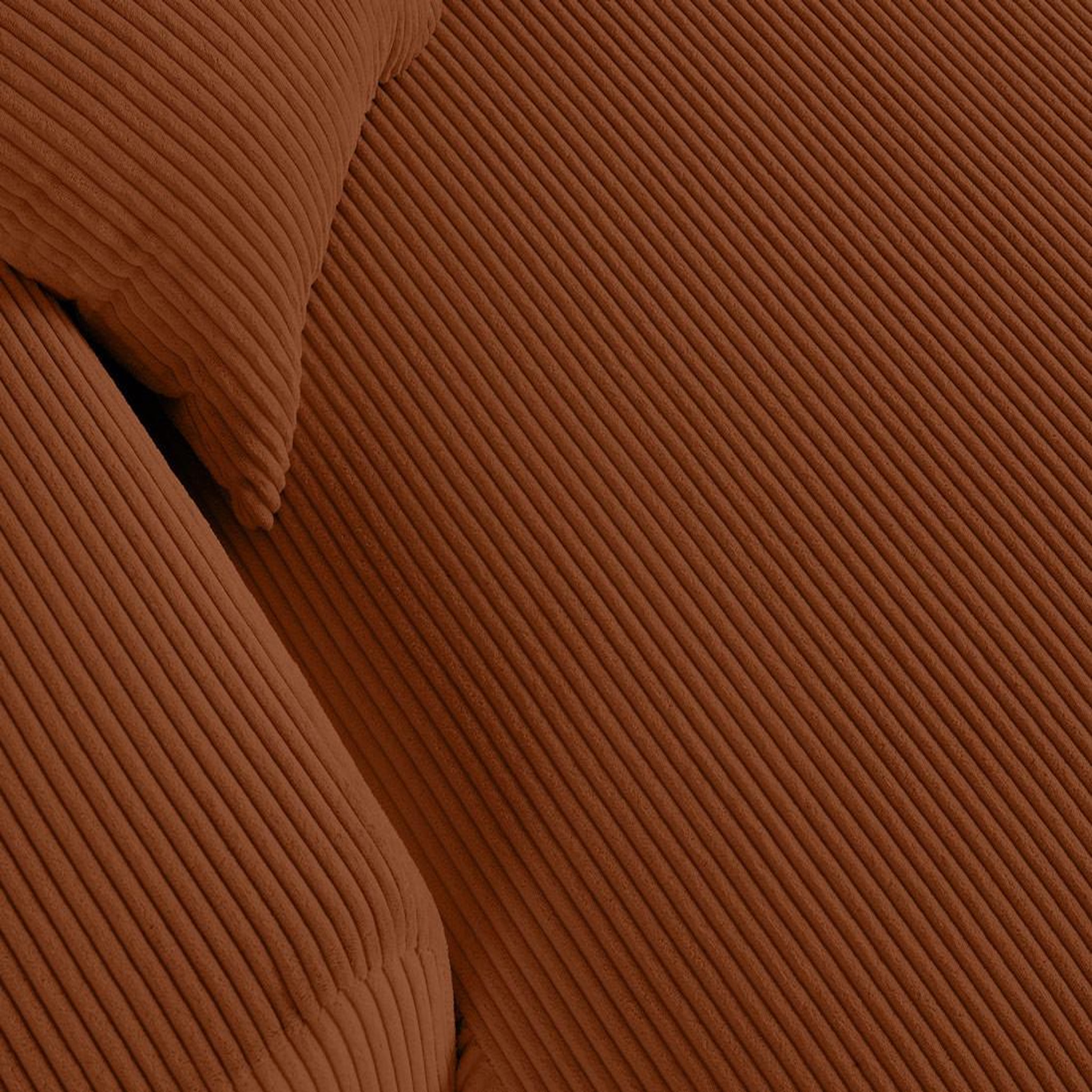 Voir la diapositive 6 : LISA DESIGN Garance - canapé panoramique en u - 7 places - en velours côtelé