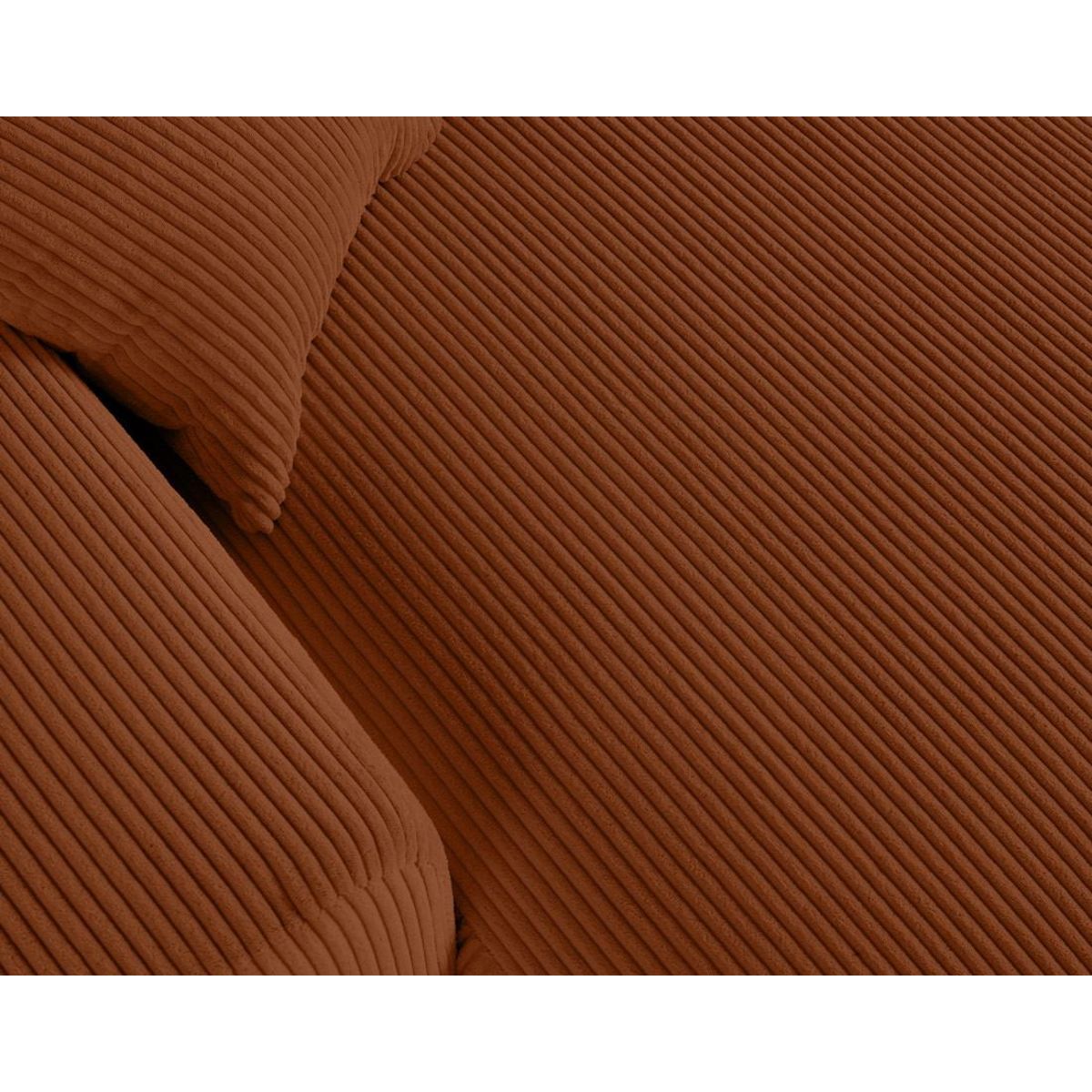 LISA DESIGN Garance - canapé panoramique en u - 7 places - en velours côtelé