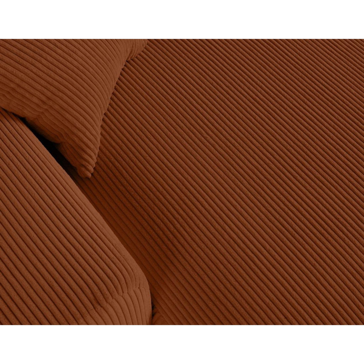 LISA DESIGN Garance - canapé panoramique en u - 7 places - en velours côtelé