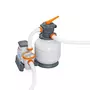 SWEEEK Filtre à sable Flowclear 7571L/h. pompe 280 watts avec diffuseur Chemconnect et préfiltre