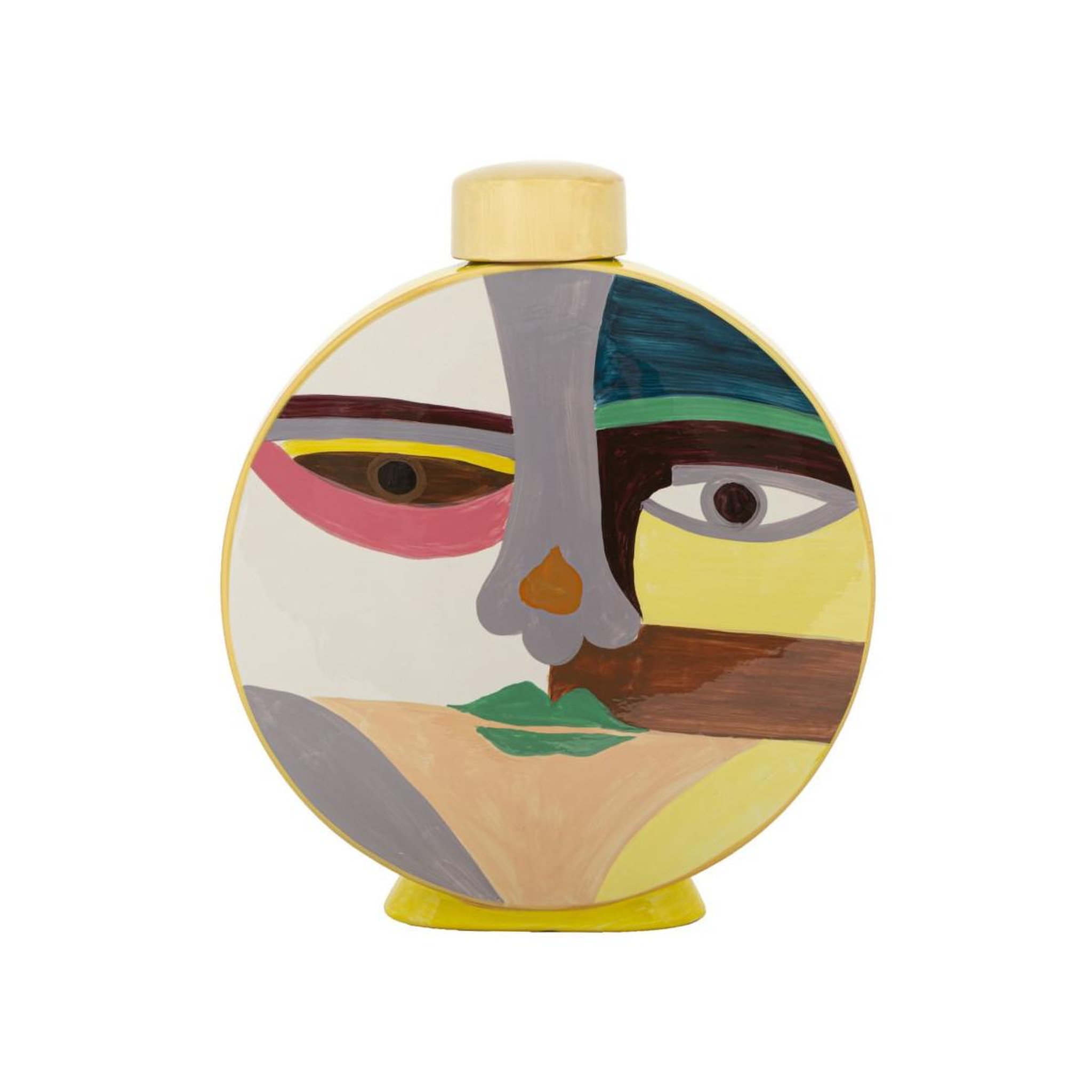 Paris Prix Vase rond en céramique  piccassy  33cm multicolore