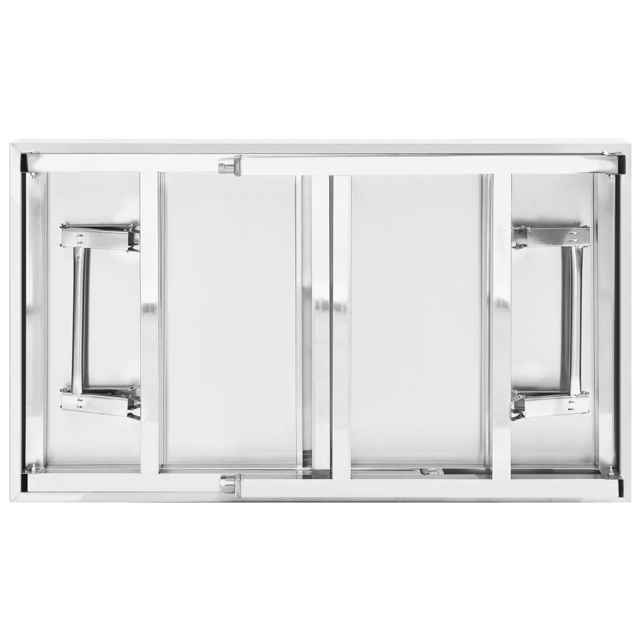 Voir la diapositive 4 : VIDAXL Table de travail pliable de cuisine 100x60x80 cm Inox